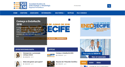 Desktop Screenshot of endocrinologiape.com.br