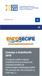 Mobile Screenshot of endocrinologiape.com.br